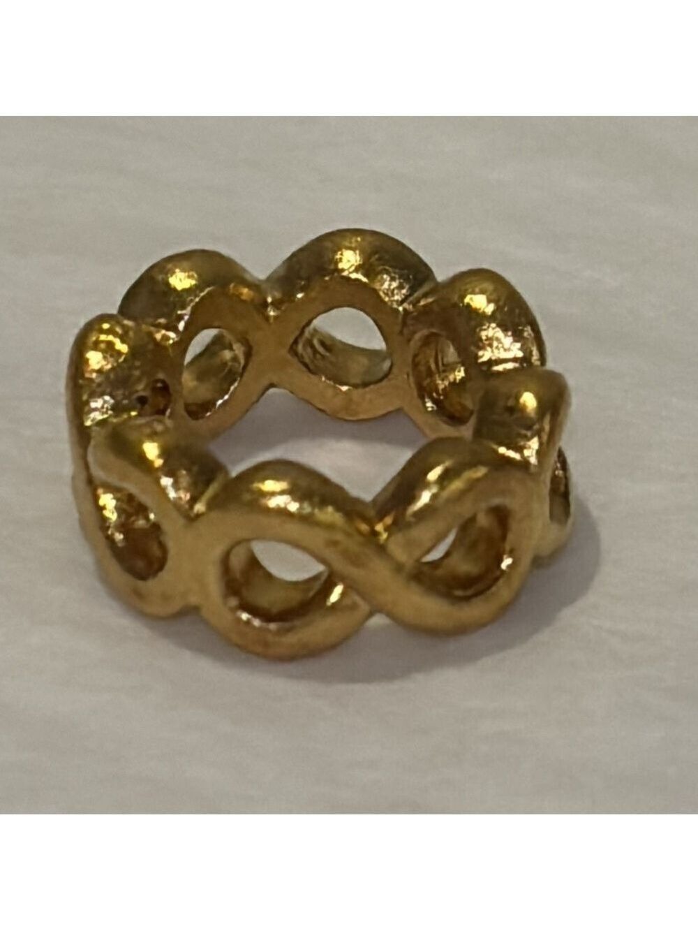 ENDLESS JEWELRY sterling silver gold plated infinity bead for bracelet 925